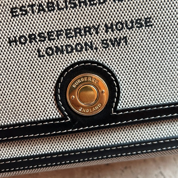 Burberry Canvas Note Crossbody Bag - Picture 6 of 12